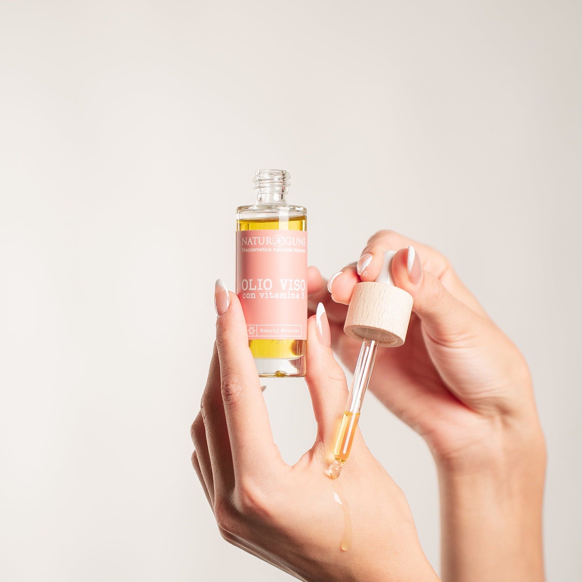 Olio viso con Vitamina E