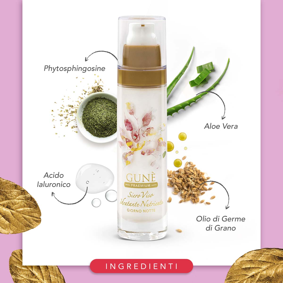 Siero viso idratante