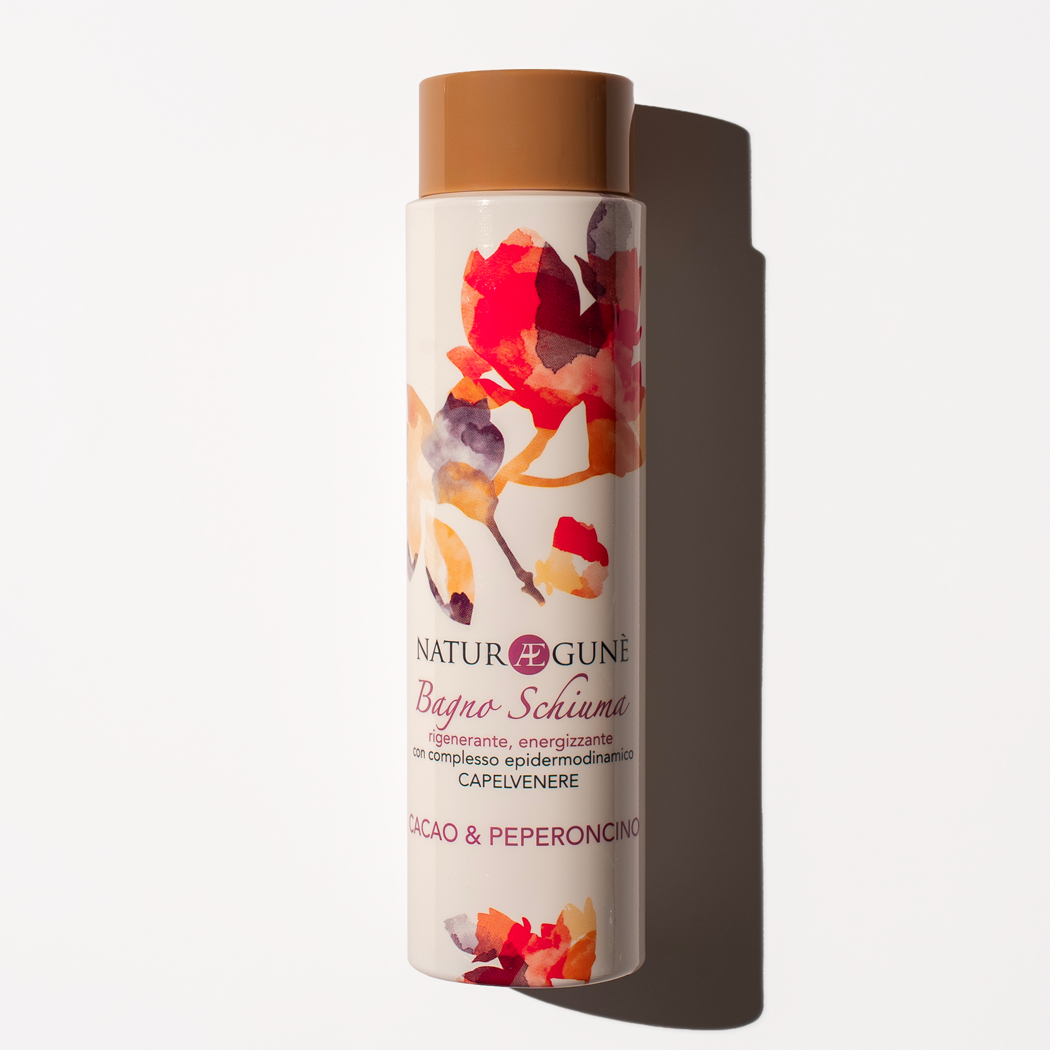 Cocoa shower gel and chilli pepper