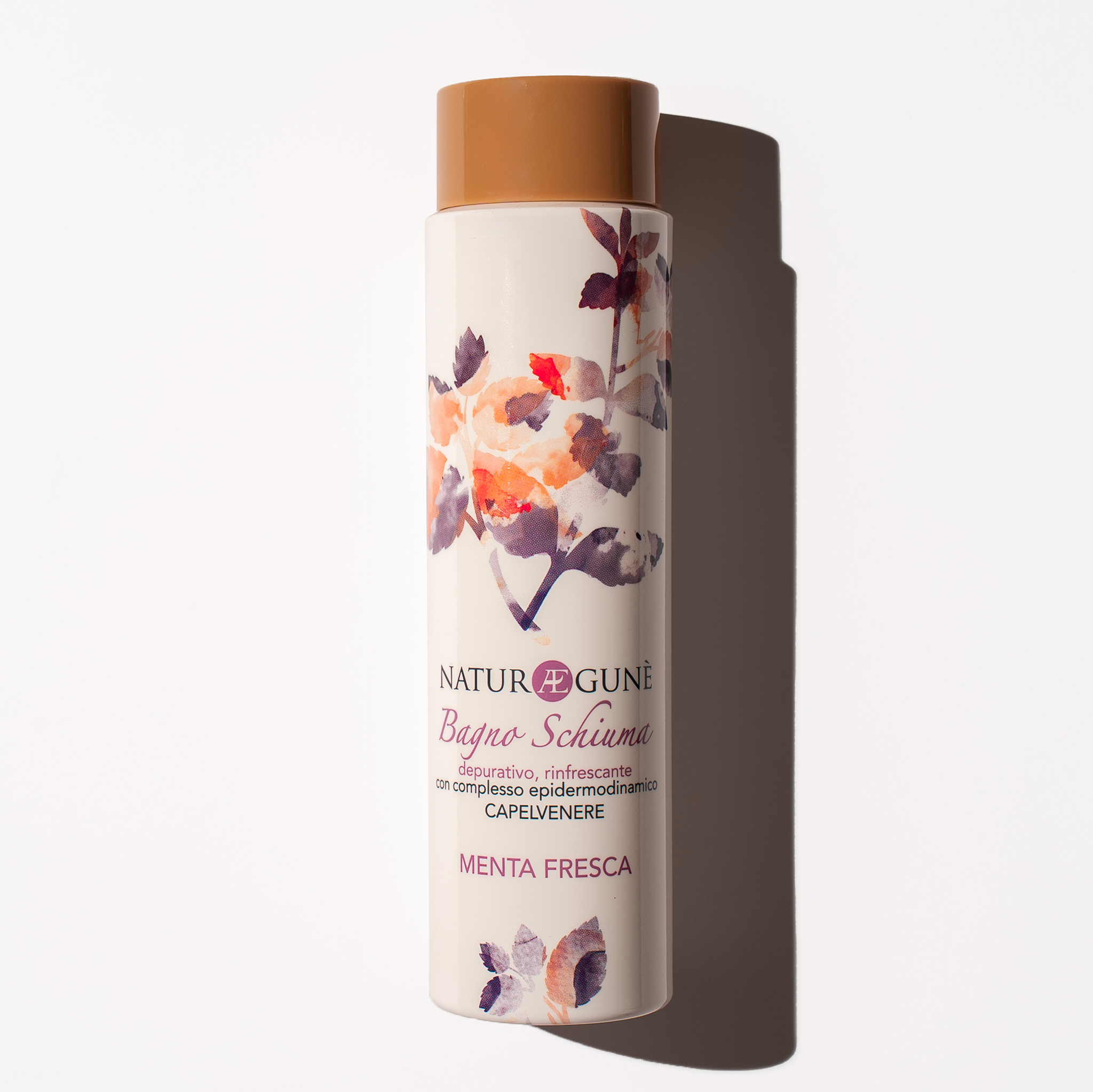 Fresh mint foam bath